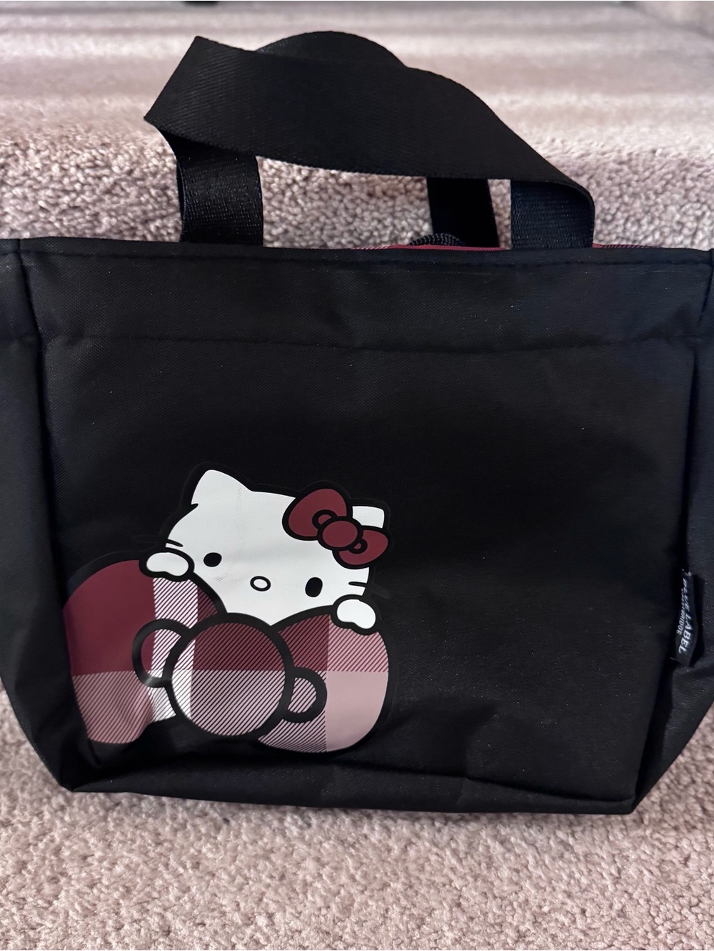 Hello Kitty Black Lunch Bag